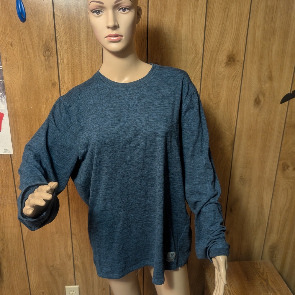 Rugged Elements Navy Long Sleeve Tee for Men